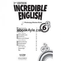 Incredible English 6 Photocopy Masters Book 2nd Edition Incredible English 6 Photocopy Masters Book 2nd