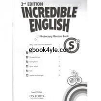 Incredible English Starter Photocopy Masters Book 2nd Edition Incredible English Starter Photocopy Masters Book 2nd Edition
