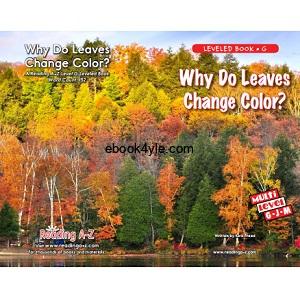 Reading A-Z Level G- Why Do Leaves Change Color Reading A-Z Level G- Why Do Leaves Change Color