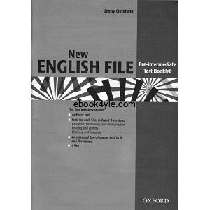 New English File Pre-Intermediate Test Booklet
