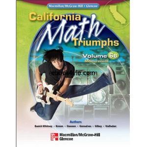 California Math Triumphs Measurement Volume 6B California Math Triumphs Measurement Volume 6B