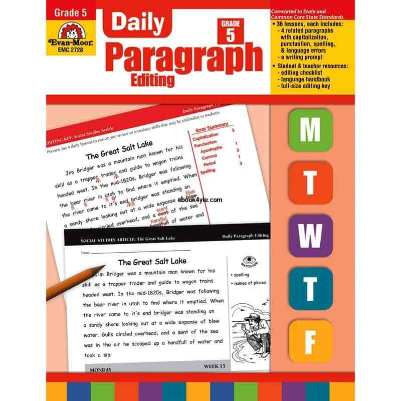 Daily Paragraph Editing Grade 5 Daily Paragraph Editing Grade 5