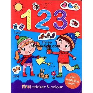 First Sticker and Colour 123