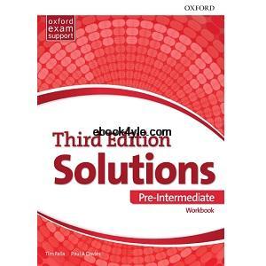 Solutions 3rd Edition Pre-Intermediate Workbook with key