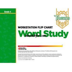 Treasures Grade 4 Word Study Workstation Flip Chart