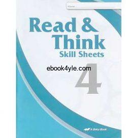 Read & Think Skill Sheets Abeka Grade 4 Read & Think Skill Sheets Abeka Grade 4