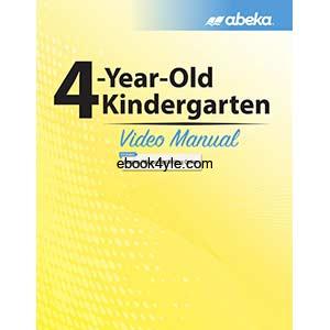 4 Year Old Kindergarten Video Manual K4 Abeka Book