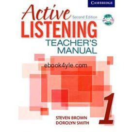 Active Listening 1 Teacher's Manual 2nd Edition Active Listening 1 Teacher's Manual 2nd Edition